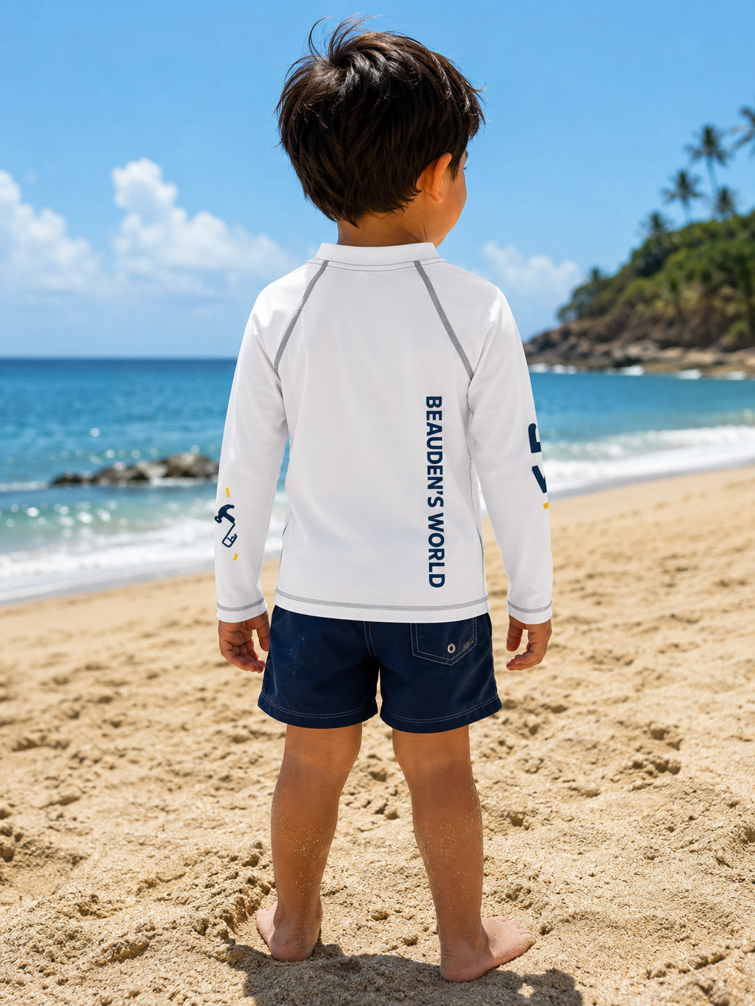 Kids "BW" Rash Top