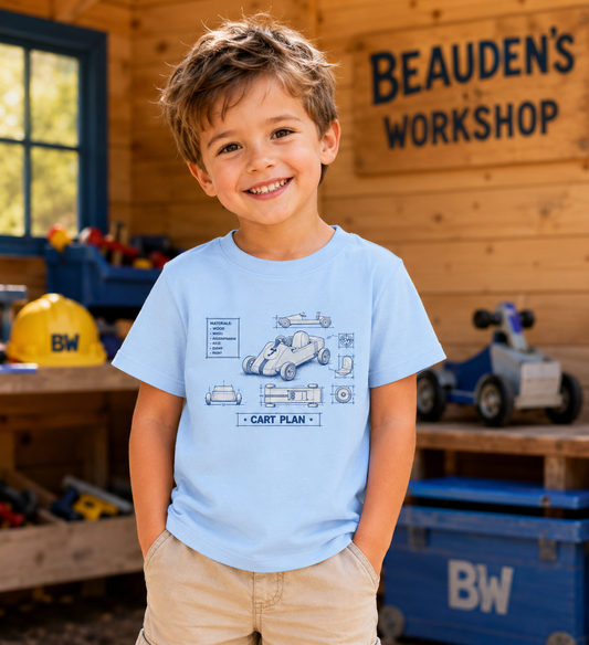 Toddler "CART PLAN" t-shirt