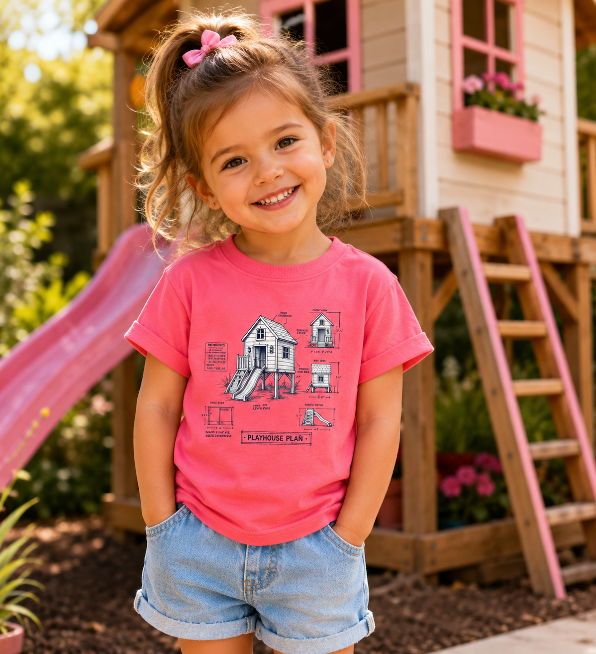 Toddler/Kids "PLAYHOUSE PLAN" t-shirt